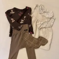 ベビー服セット リボン・ハート柄 95cm以下