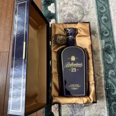 Ballantine's 21年 スコッチウイスキー バランタイン　陶器 Ballantines バランタイン 21年 スコッチ ウイスキー 青陶器