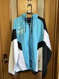 MIZUNO フード付きジャケット 水色