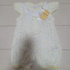 60-70サイズ バースデイ 花 フラワー レース ロンパース