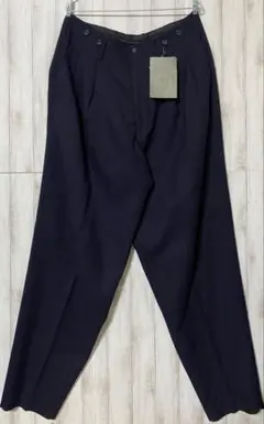Yohji Yamamoto pour homme ウールパンツ ネイビーのサムネイル