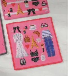 2月中旬以降発送★FEILER AMOR IENA 25*25 ハンカチ（レッド