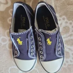 Polo Ralph Lauren ネイビー スリッポンシューズ キッズ