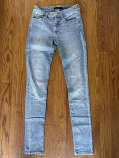 UNIQLO スキニーデニム 25サイズ ライトブルー