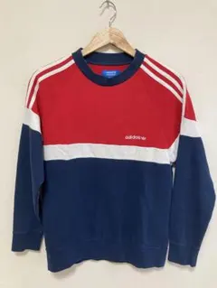 adidas originalsアディダス　トレーナー スウェット　秋冬　古着