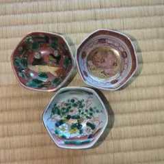 九谷焼　豆皿　和皿　和食器　3皿セットのサムネイル