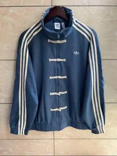 もさん専用　中国 アディダス トラックジャケット ネイビー M ショッパー付 もさん専用 中国 アディダス トラックジャケット ネイビー M