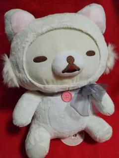即送！【ピンク】コリラックマ キャット ぬいぐるみXL - メルカリ