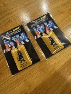 群馬クレインサンダーズ　サンダくん　反射材ストラップ　２個セット