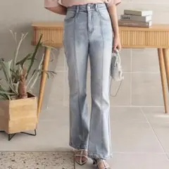低身長 デニム