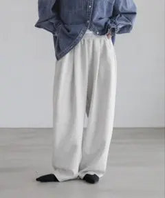 【新品】LOWRYS FARM カットイージーコクーンパンツ