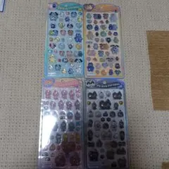 うるちゅるポップシール　もんちっち　mojojojo　4種類セット