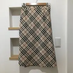 BURBERRY LONDON フレアスカート ノバチェック 42 大きいサイズ - メルカリ