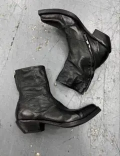 Dark Punk Distressed Biker Boots - メルカリ