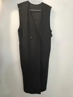 ロングジレ 黒