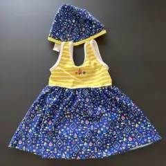 ファミリア　familiar　水着・帽子セット　サイズ100 女の子