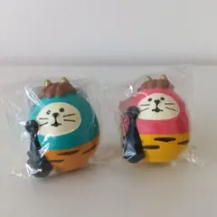 コンコンブル　鬼猫だるま　青鬼　赤鬼