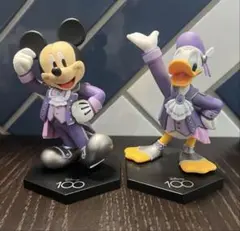 ディズニー100周年1番くじ　B賞　ミッキー　ドナルド　フィギュア