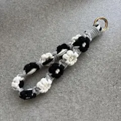 スマホ ハンドストラップ フラワー