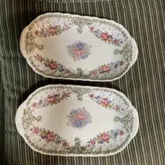 【美品】AKURA JAPAN Royal Rose オーバル深皿 2枚セットのサムネイル