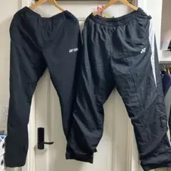 YONEX HEAT CAPRUREブラック ウォームアップパンツ