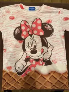【レア】ディズニーランド　ミニーTシャツ　ピンク　Mサイズ