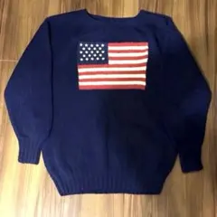 POLO COUNTRY RALPH LAUREN 星条旗 コットンニット