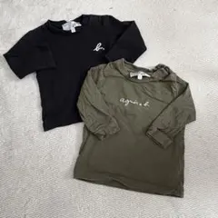 agnis b. 長袖Tシャツセット 1an