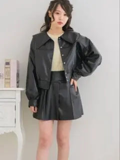 RETRO GIRL ems excite レザージャケット