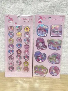 ウォーターシール　おはじきシール　マイメロ