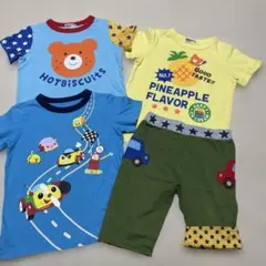 ミキハウス　ホットビスケッツ　Tシャツ　パンツ　100のサムネイル