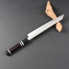 11440鬼反り切付包丁尺二鏡面仕上げ刺身包丁刃は究極の切れ味黒檀五本