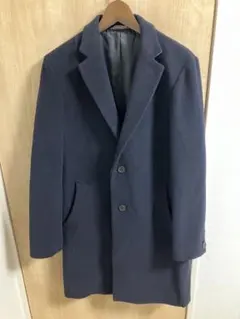 COMME CA COMMUNE ネイビー チェスターコート サイズMのサムネイル