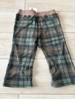 新品　ミキハウス HOT BISCUITS チェックパンツ　80