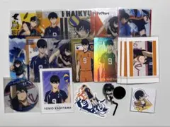 ハイキュー 影山飛雄 カード類 缶バッチ フィギュア シール アクスタ