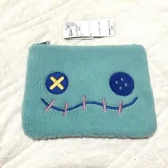 しまむら　スティッチ　スクランプ　もこもこ　ポーチ