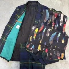 美品 17aw✨3ピース ポールスミス フェザー ブラックウォッチ スーツ