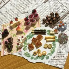 ミニチュアスイーツ 沢山セット ハンドメイド ケーキ クッキーなど