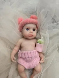 タイムセール☆彡 リペイント フルビニール リボーンドール 猫ちゃん