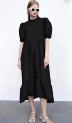 ZARA パフスリーブ ボリューム袖ワンピース トゥモローランド アローズ 