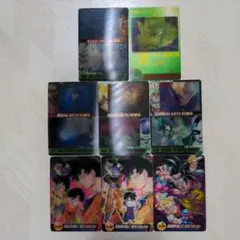 ドラゴンボールGT W3D & MOVING BATTLE カード８枚セット