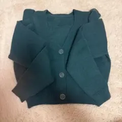 GRLフリル付きダークグリーンカーディガン Mサイズ