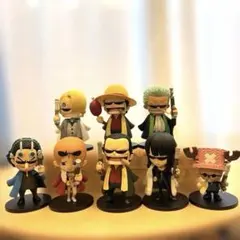 ワンピース✨麦わら劇場 フィギュア 仁義ないTIME 8体セット　箱無し 2025年最新】仁義ない TIMEの人気アイテム - メルカリ