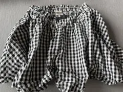 ホットビスケッツ ミキハウス ギンガムチェック キュロットスカート