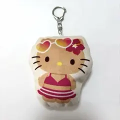 ダイソー サンリオ ハローキティ 日焼けキティ クッションキーホルダー