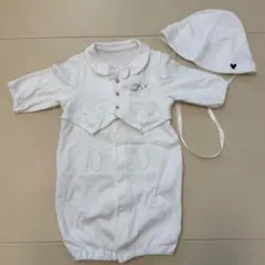 Disney セレモニードレス 新生児 50〜60サイズ 帽子付き ミッキー柄