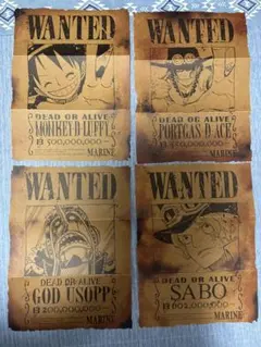 ONE PIECEマガジン 付録 手配書 ルフィ エース サボ 3枚セット - メルカリ