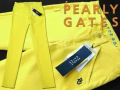 訳あり●パーリーゲイツ●ハイパワーストレッチ　スエード起毛　ロングパンツ　SS