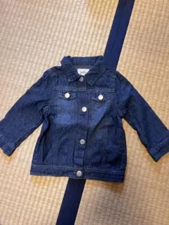 ダークデニム ボタン付きジャケット 95cm