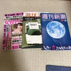 女性セブン 週刊文春 週刊新潮 9月24日・10月1日号 3冊セット